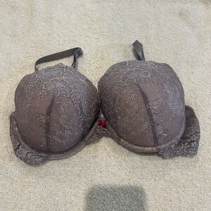 Victoria’s Secret bra grey lace dream angels push up 36D